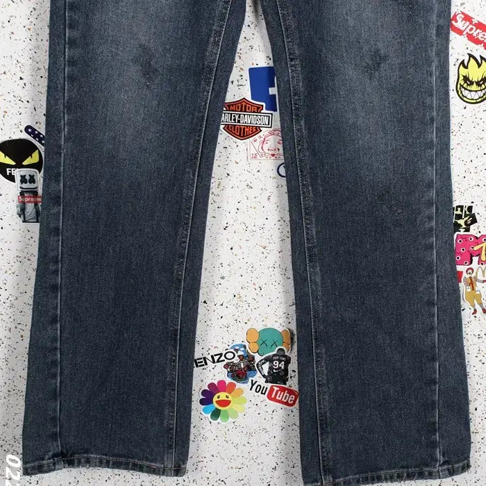 [BUNJANG] Le Masterpiece Washed Denim Pants Women&