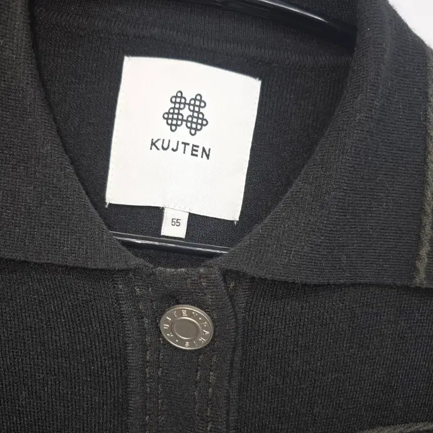 [BUNJANG] KUJTEN Black Pocket Knit Jacket / KUJTEN 블랙 포켓 니트 자켓 D20040