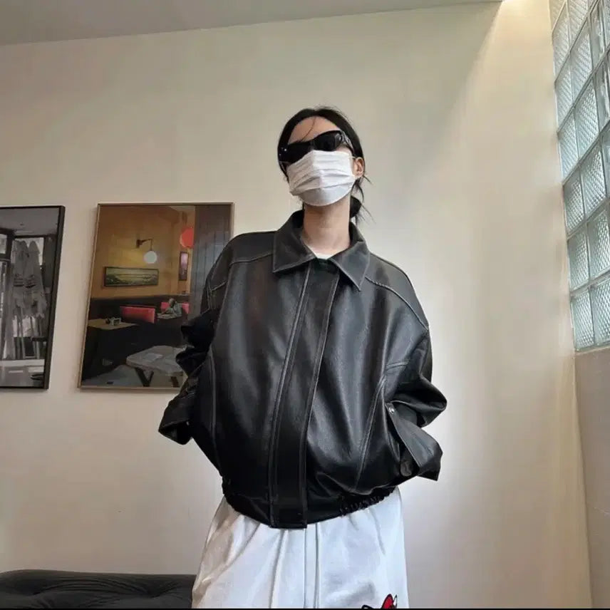 [BUNJANG] Innermute Leather Jacket / 새상품) 이너뮤트 레더자켓