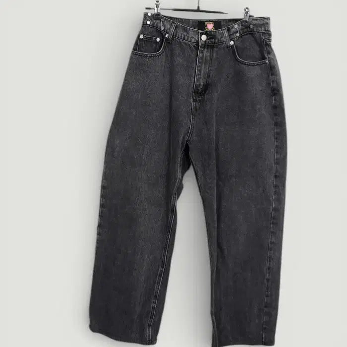 [BUNJANG] Viva Klaus Black Denim Pants 20-107 / 여성28/ 비바클라우스 흑청 데님팬츠 20-107