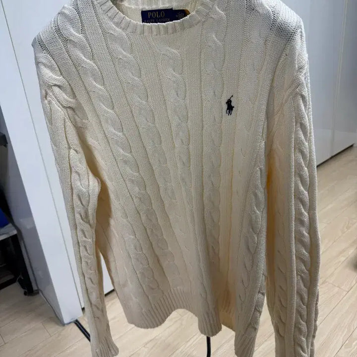 [BUNJANG] Polo Cable Knit Sweater / 폴로 케이블니트 남자