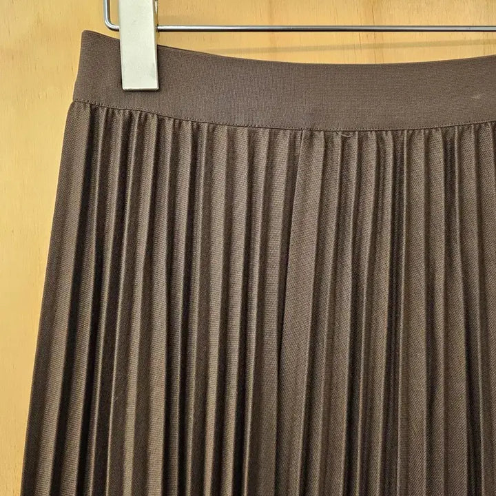 [BUNJANG] Brown Pleated Skirt / 브라운 주름 플리츠 스커트 (새옷)