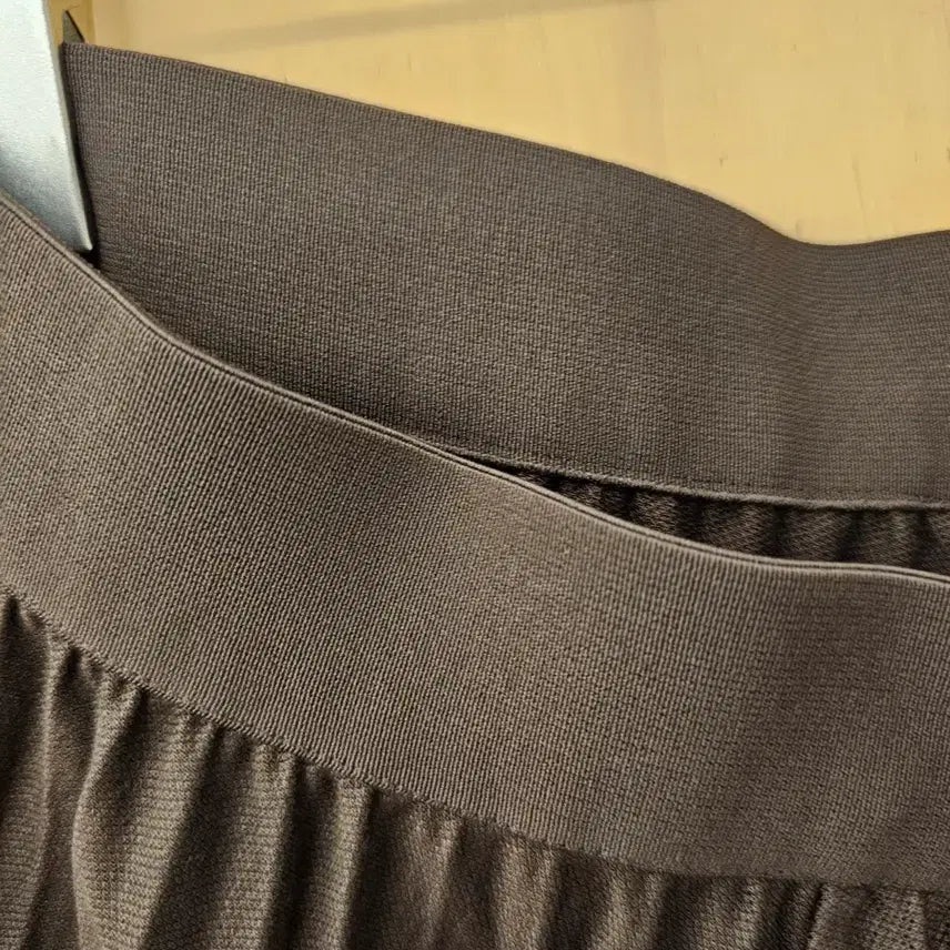 [BUNJANG] Brown Pleated Skirt / 브라운 주름 플리츠 스커트 (새옷)