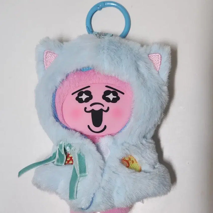 [BUNJANG] Opanchu Usagi Costume Plush Keyring Bundle Set / 오빤쮸우사기 빤쮸토끼 인형 키링 (고양이/사슴/늑대) 3종 세트