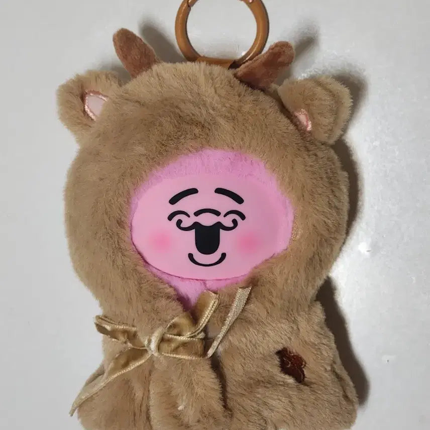 [BUNJANG] Opanchu Usagi Costume Plush Keyring Bundle Set / 오빤쮸우사기 빤쮸토끼 인형 키링 (고양이/사슴/늑대) 3종 세트