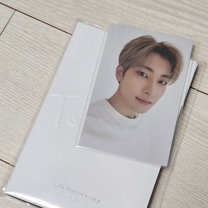 [BUNJANG] SEVENTEEN 6th Anniversary TOGETHER Wonwoo Photocard &amp; Pendant Set / 세븐틴 6주년 투게더 포카+팬던트 원우