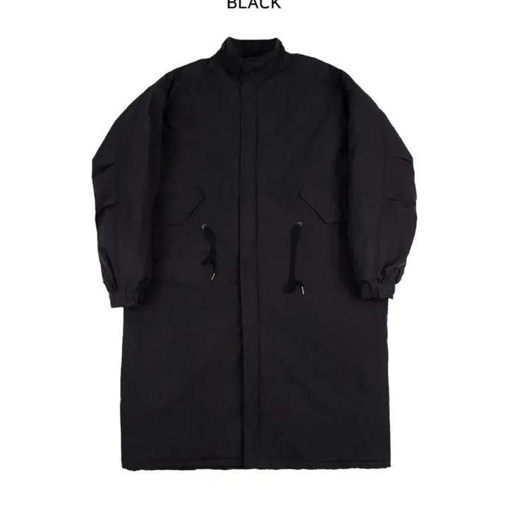 [BUNJANG] WEDNESDAY OASIS Fishtail Parka Padded Coat / 웬즈데이 오아시스 피쉬테일 야상 패딩 코트 블랙
