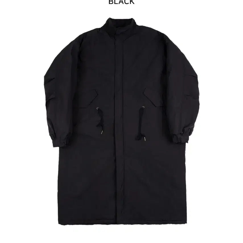 [BUNJANG] WEDNESDAY OASIS Fishtail Parka Padded Coat / 웬즈데이 오아시스 피쉬테일 야상 패딩 코트 블랙