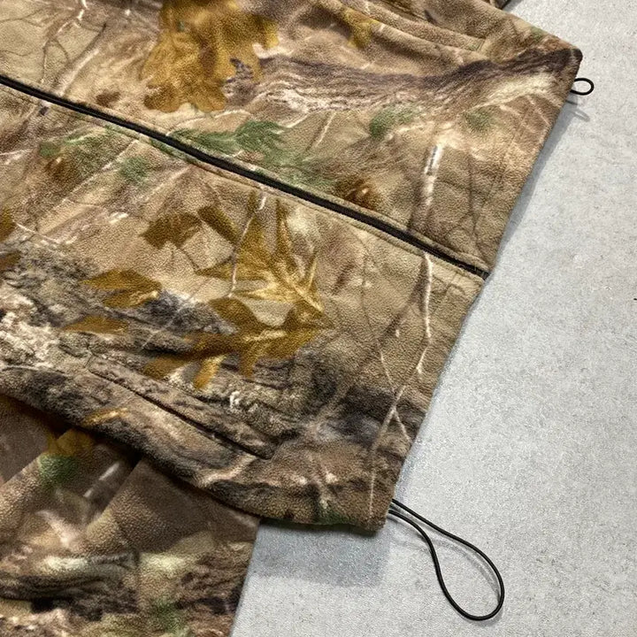 [BUNJANG] Wallo Realtree Fleece Zip Up Jacket / [L] Wallo 왈로 리얼트리패턴 플리스 집업 자켓