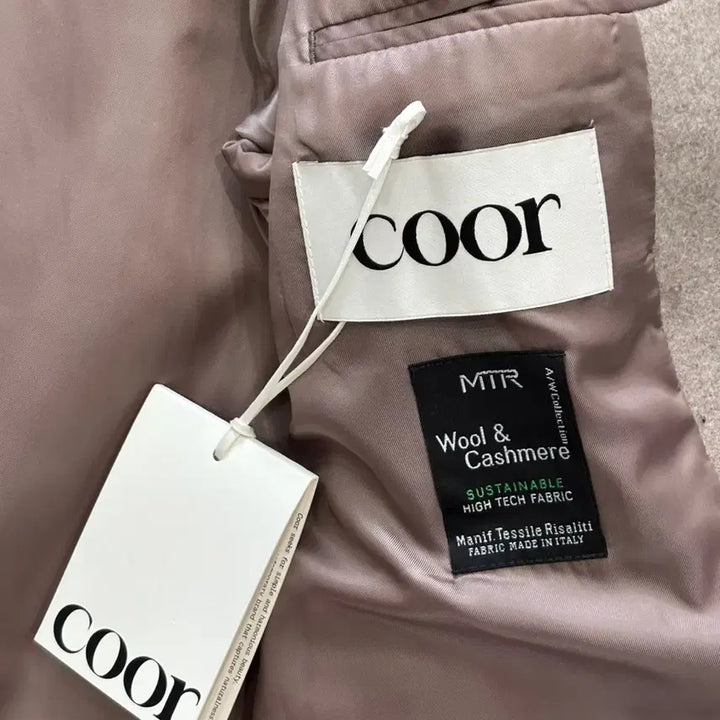 [BUNJANG] Cour MTR Balmacaan Coat Hazelnut Melange S / 쿠어 / MTR 발마칸 코트 멜란지 헤이즐넛 / S