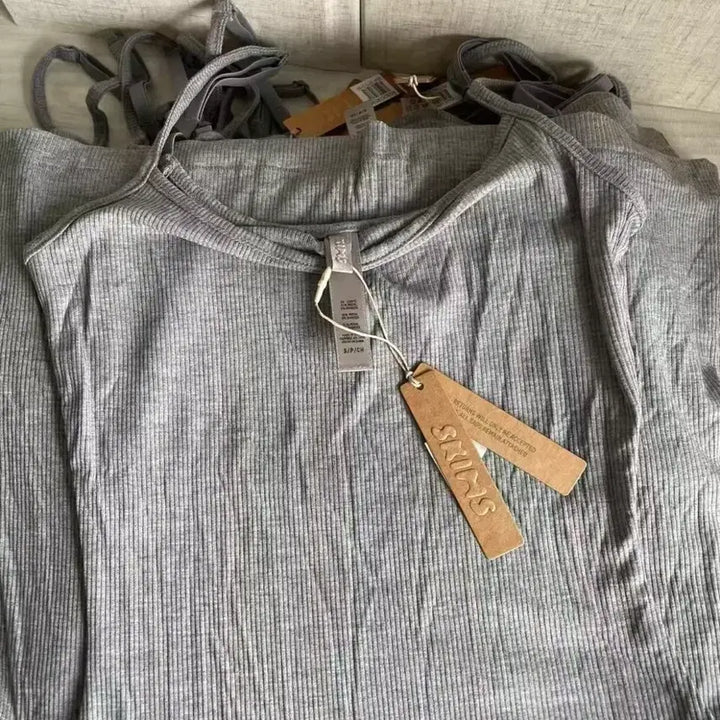 [BUNJANG] Long Slip Dress Gray S Size / 롱 슬립 드레스 그레이 S 사이즈