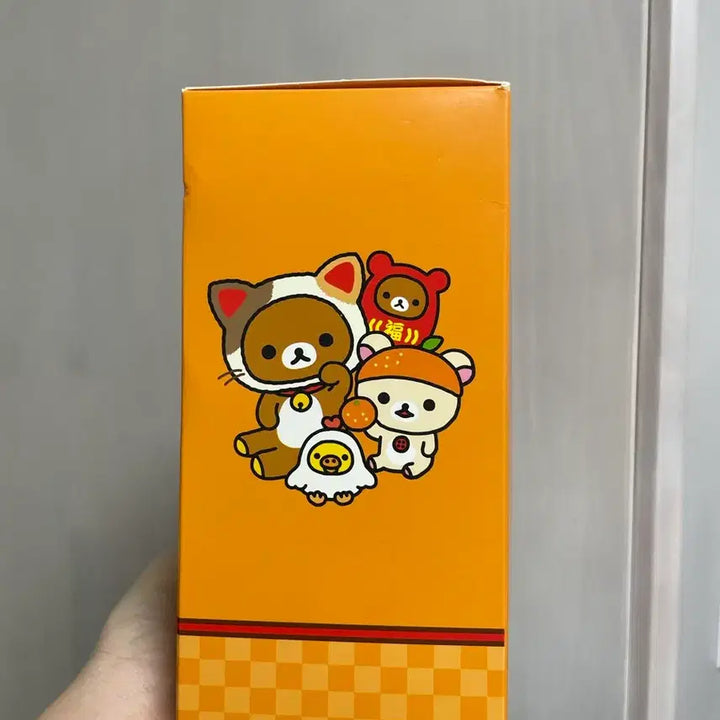 [BUNJANG] Rilakkuma Korilakkuma 16cm Mandarin Plush (Sealed) / 감귤 들고있는 코리락쿠마 인형 16cm 미개봉