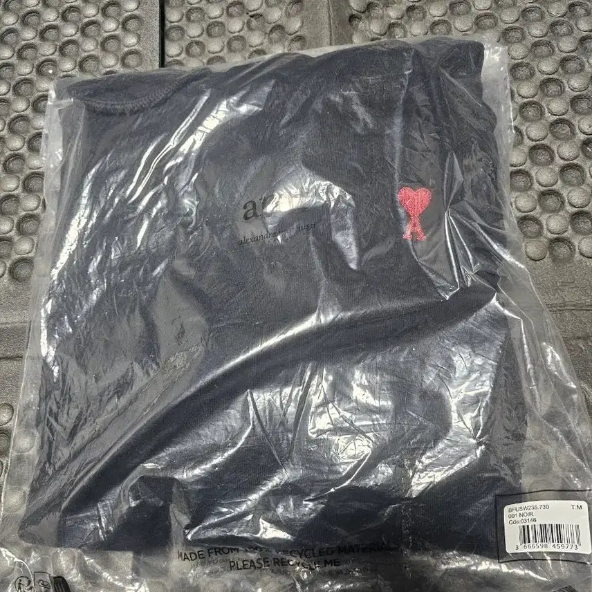 [SOLD OUT] 아미 스몰 하트 블랙 후드티 m
