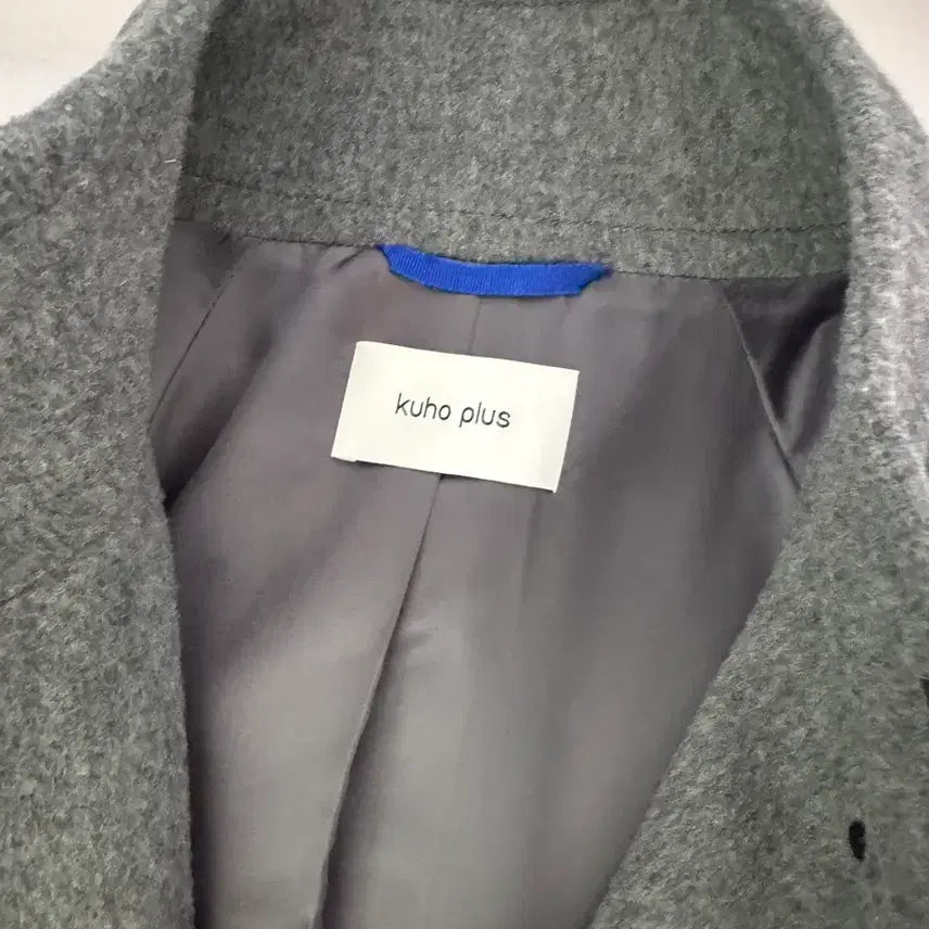 [BUNJANG] Kuhoplus High Neck Coat - Gray Women&