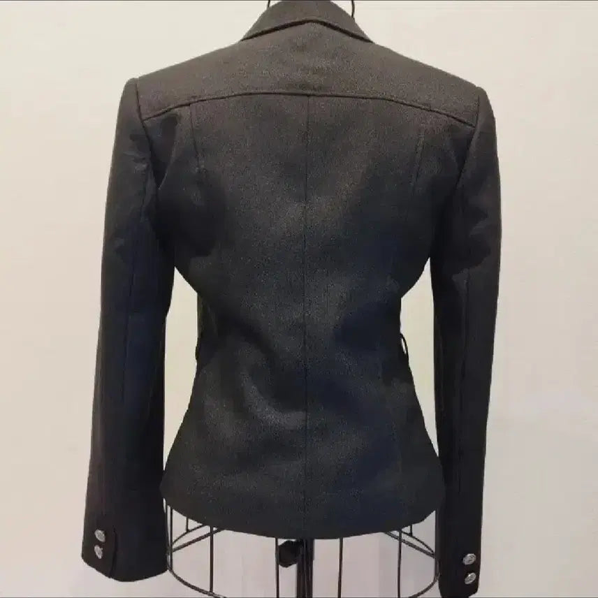 [BUNJANG] Vintage Y2K Jacket with Brooch and Belt / 빈티지 자켓 y2k
