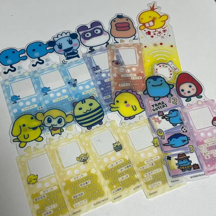 [BUNJANG] Tamagotchi Random Bookmark Bundle Set / 다마고치 랜덤 책갈피 12개 일괄