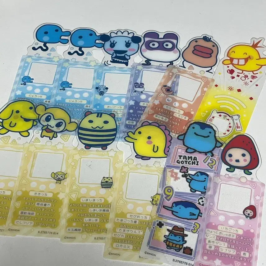 [BUNJANG] Tamagotchi Random Bookmark Bundle Set / 다마고치 랜덤 책갈피 12개 일괄