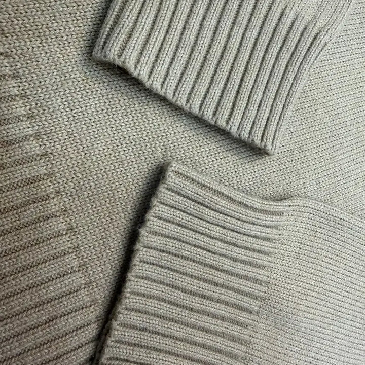 [BUNJANG] Polo Ralph Lauren Button Neck Knit Sweater / 폴로 랄프로렌 버튼넥 니트 브라운