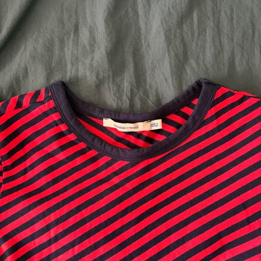 [BUNJANG] Paloma Wool Stripe Short Sleeve T-shirt / 팔로마울 스트라이프 반팔 티셔츠