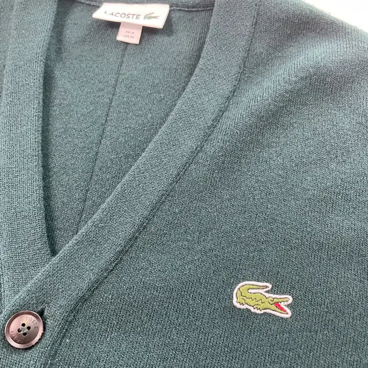 [BUNJANG] Lacoste V-Neck Cardigan / 라코스테 브이넥 가디건