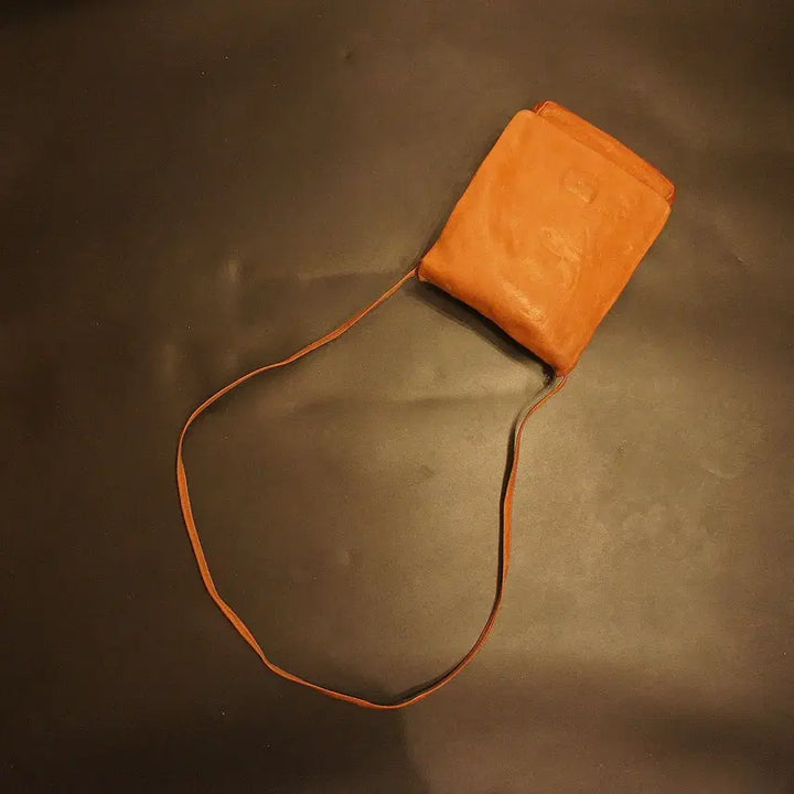 [BUNJANG] Vintage Leather Crossbody Bag (Unisex) / 7114 크로스백 크로스가방 레더백 빈티지 가죽가방 레더가방 남자백