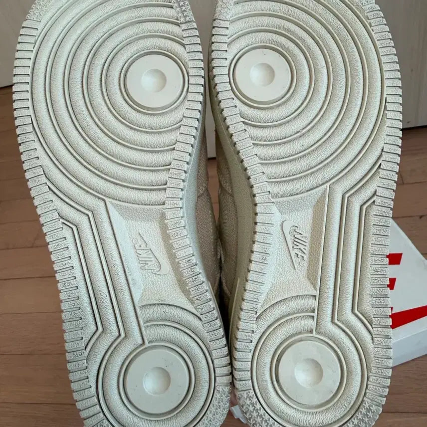 [BUNJANG] Nike x Stussy Air Force 1 Low Fossil Sneakers / [230] 나이키 x 스투시 나투시 에어포스1 로우 파슬