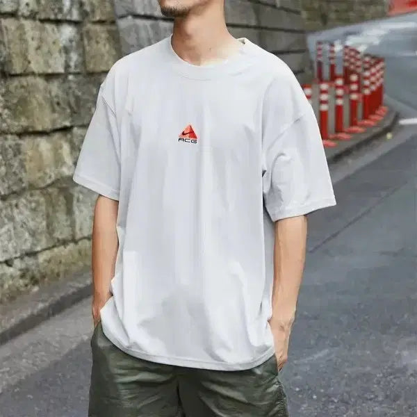 [BUNJANG] Nike ACG White Short Sleeve T-shirt / 나이키 ACG 반팔 티셔츠 화이트 M, L 사이즈