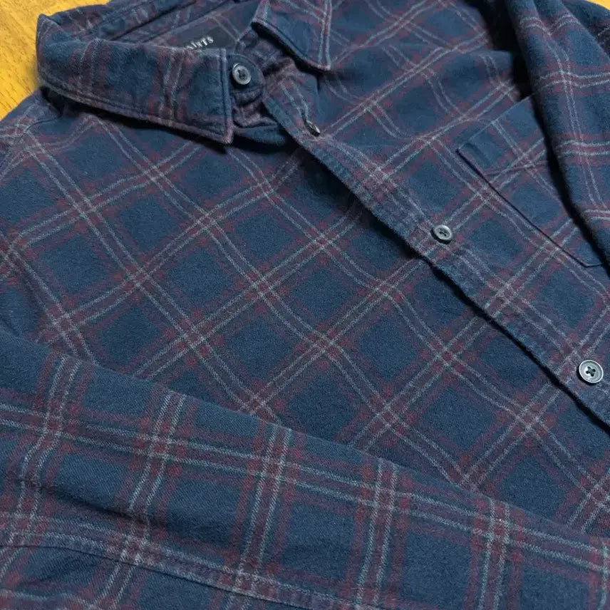 [BUNJANG] AllSaints Checkered Shirt / [100] 올세인츠 체크 셔츠