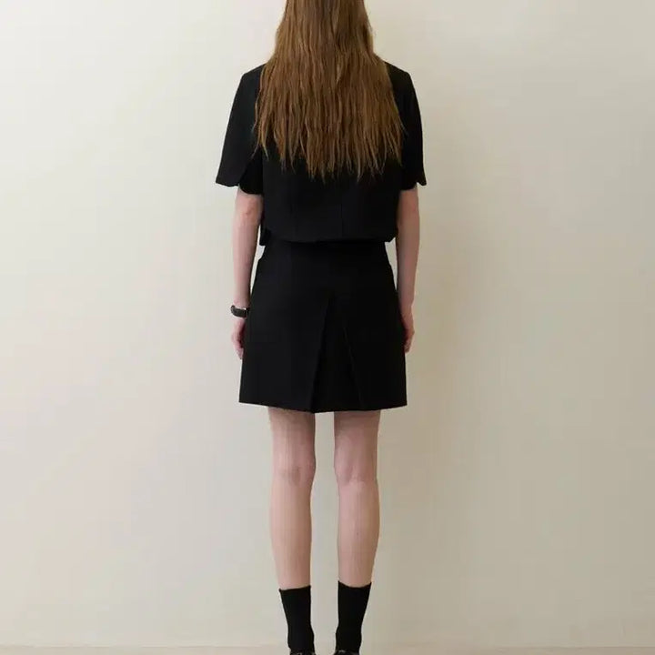 [BUNJANG] Maron Edition Black Tweed Mini Skirt / 마론에디션 블랙 트위드 스커트