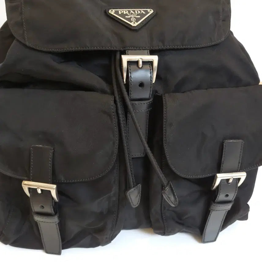 [BUNJANG] Prada Nylon Backpack Medium Black / 프라다 나일론 백팩 미듐 블랙(특A급)