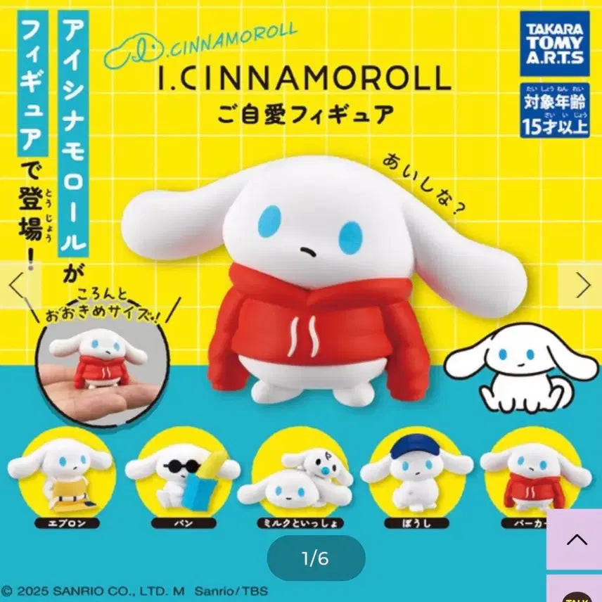 [BUNJANG] Sanrio Cinnamoroll Hoodie / 산리오 아이시나모롤 가챠 후드티