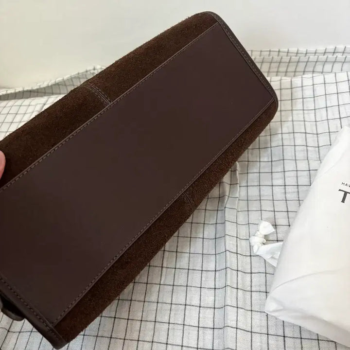 [BUNJANG] Tenue de Nîmes Espresso Baguette Bag / 테누브 바게트백 에스프레소