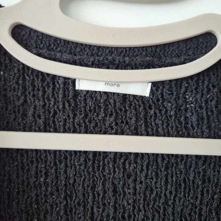 [BUNJANG] Black Knit Cardigan / 반팔 니트 가디건 블랙