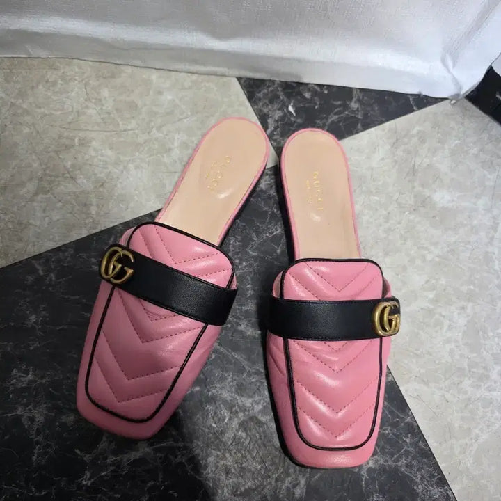 [BUNJANG] Gucci Matelasse Loafer Sandals / 구찌마틀라쎄블로퍼