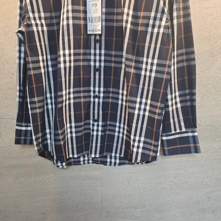 [BUNJANG] ANDEW Navy Check Shirt / 6.9만. 체크 셔츠. 미착.