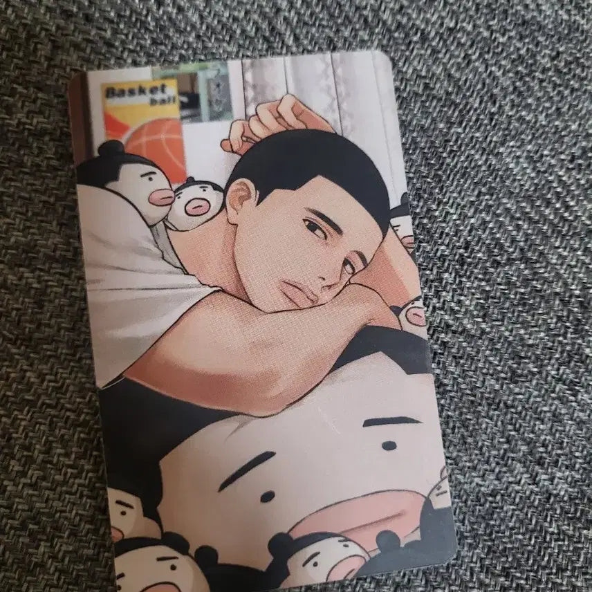[BUNJANG] Slam Dunk Sannoh Kogyo Lee Myung-heon Figure &amp; Keyring Set / 슬램덩크 산왕공고 이명헌 뿅어