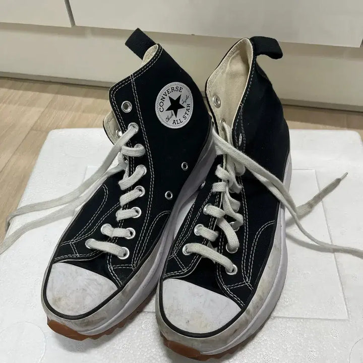 [SOLD OUT] 컨버스 런스타 하이크 블랙 하이 255