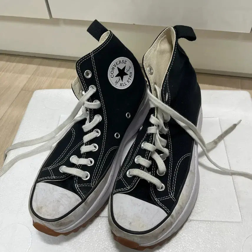 [SOLD OUT] 컨버스 런스타 하이크 블랙 하이 255