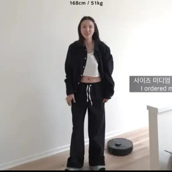 [BUNJANG] Glowny G Classic Cotton Twill Shirt Black M / 글로니 G클래식 코튼 트윌 셔츠 블랙 M