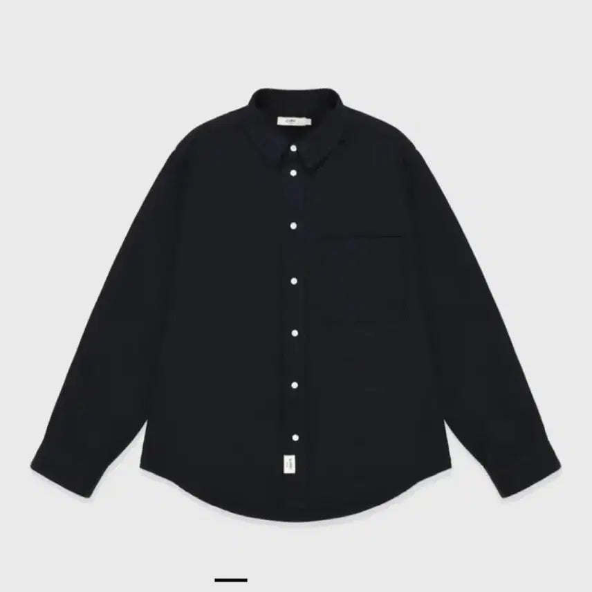 [BUNJANG] Glowny G Classic Cotton Twill Shirt Black M / 글로니 G클래식 코튼 트윌 셔츠 블랙 M