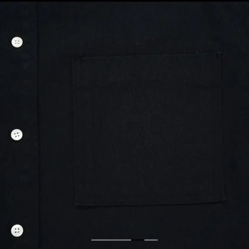 [BUNJANG] Glowny G Classic Cotton Twill Shirt Black M / 글로니 G클래식 코튼 트윌 셔츠 블랙 M
