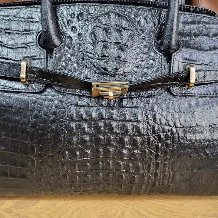 [BUNJANG] Kujak Crocodile Leather Bag / 쿠작악어가죽가방 이보영백