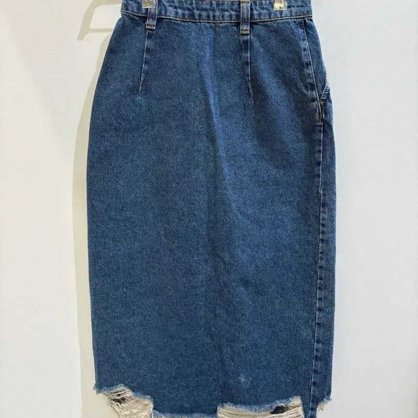 [BUNJANG] ZARA Denim Wrap Skirt XS / 자라 데님 랩스커트 XS 슬림핏 하이웨스트 새상품