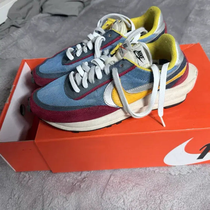 [BUNJANG] Nike x Sacai LDWaffle Blue Multi-Color Sneakers / 나이키 X 사카이  LD와플 블루 멀티 컬러 [260-265]