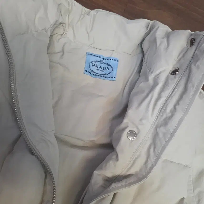 [BUNJANG] Unbranded Ivory Padded Vest / 패딩조끼 아이보리