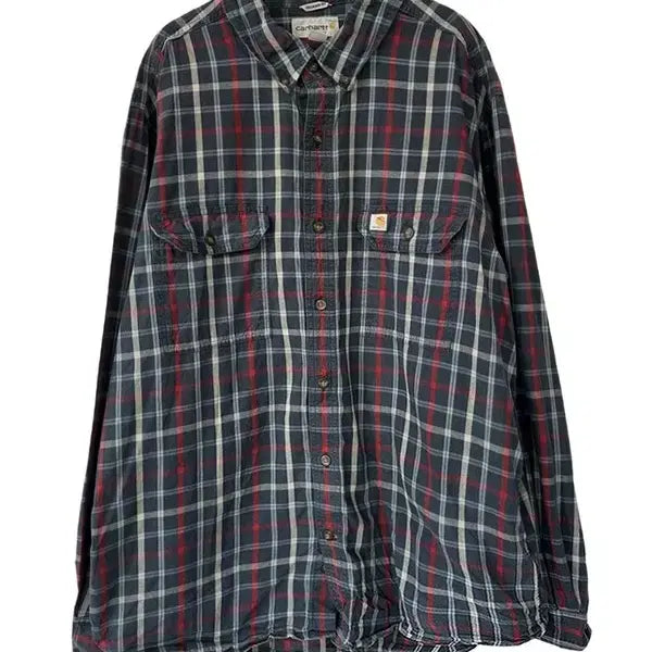 [BUNJANG] Carhartt Vintage Cotton Check Work Shirt / [XL] CARHARTT 칼하트 빈티지 코튼 체크워크셔츠