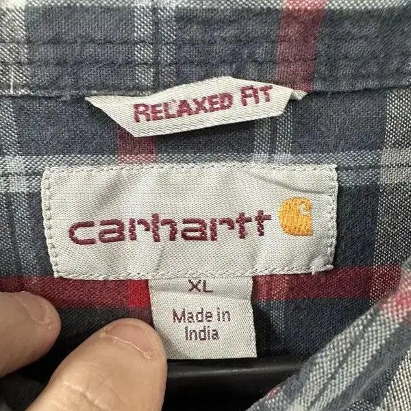 [BUNJANG] Carhartt Vintage Cotton Check Work Shirt / [XL] CARHARTT 칼하트 빈티지 코튼 체크워크셔츠