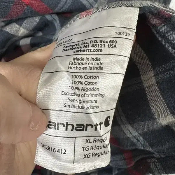 [BUNJANG] Carhartt Vintage Cotton Check Work Shirt / [XL] CARHARTT 칼하트 빈티지 코튼 체크워크셔츠