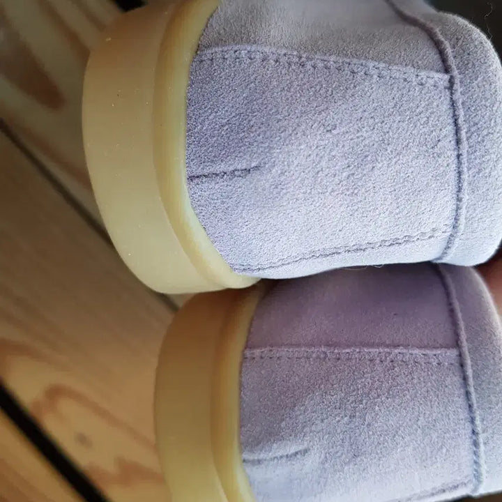 [BUNJANG] Suede Loafers (Purple) / 연보라 스웨이드 로퍼 (225/새제품)