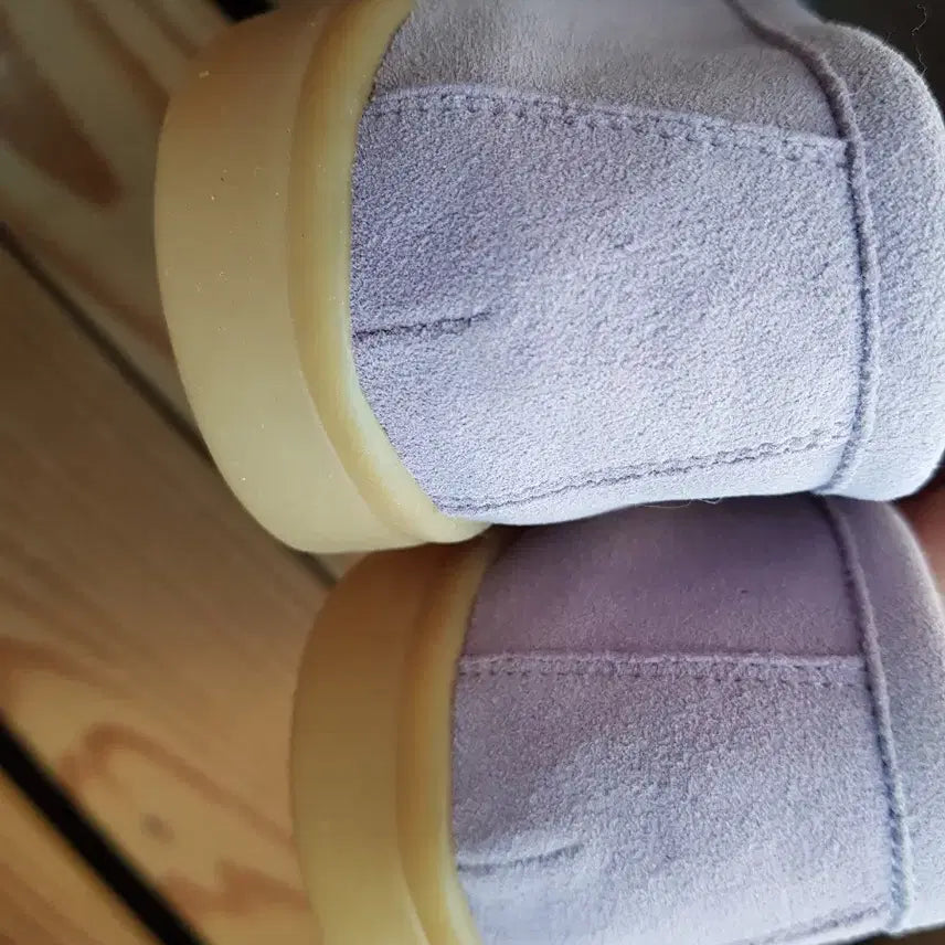 [BUNJANG] Suede Loafers (Purple) / 연보라 스웨이드 로퍼 (225/새제품)